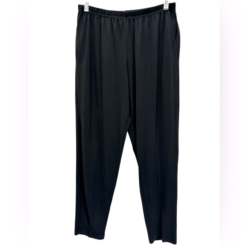 Planet Matte Jersey Knit Slinky Stretchy High Waist Pull On Pants